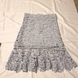 Lilac Lace Boohoo Skirt